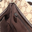 GUCCI GG Canvas Shoulder Bag Beige Brown 256100 Auth ep14187-21