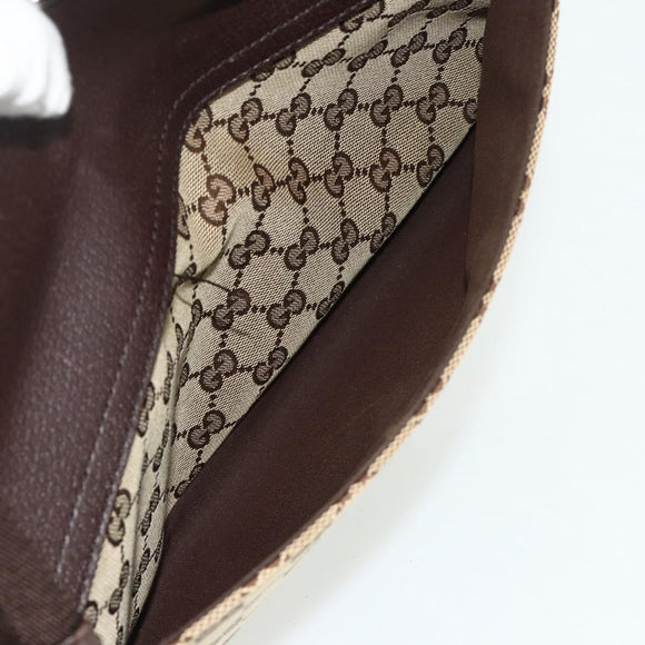 GUCCI GG Canvas Shoulder Bag Beige Brown 256100 Auth ep14187