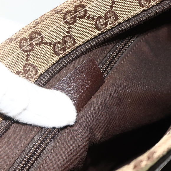 GUCCI GG Canvas Shoulder Bag Beige Brown 256100 Auth ep14187