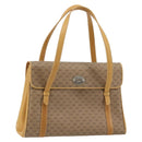 GUCCI Micro GG Supreme Hand Bag PVC Beige Gold 000 46 4857 Auth ep14189A-1