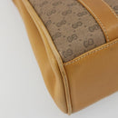GUCCI Micro GG Supreme Hand Bag PVC Beige Gold 000 46 4857 Auth ep14189A-15