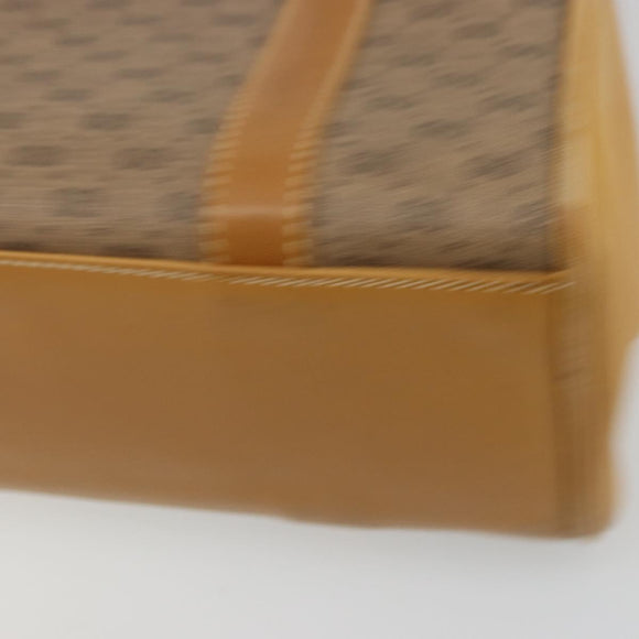 GUCCI Micro GG Supreme Hand Bag PVC Beige Gold 000 46 4857 Auth ep14189A