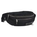 GUCCI Web Sherry Line Shoulder Bag Nylon Black Silver 246409 Auth ep14192-1