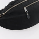 GUCCI Web Sherry Line Shoulder Bag Nylon Black Silver 246409 Auth ep14192-9