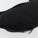GUCCI Web Sherry Line Shoulder Bag Nylon Black Silver 246409 Auth ep14192-15