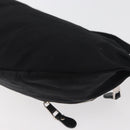 GUCCI Web Sherry Line Shoulder Bag Nylon Black Silver 246409 Auth ep14192-16