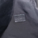 GUCCI Web Sherry Line Shoulder Bag Nylon Black Silver 246409 Auth ep14192-19