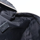 GUCCI Web Sherry Line Shoulder Bag Nylon Black Silver 246409 Auth ep14192-20