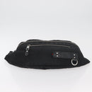 GUCCI Web Sherry Line Shoulder Bag Nylon Black Silver 246409 Auth ep14192-5