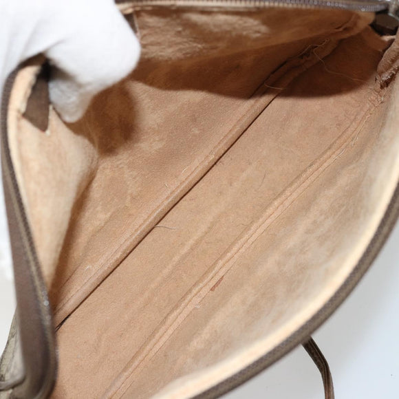 GUCCI GG Supreme Shoulder Bag PVC Beige Gold 89 02 068 Auth ep14193