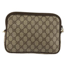GUCCI GG Supreme Shoulder Bag PVC Beige Gold 89 02 068 Auth ep14193-2