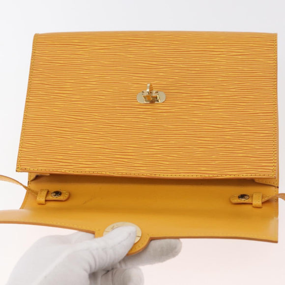 LOUIS VUITTON Epi Arsch Shoulder Bag Yellow M52579 LV Auth ep14194A