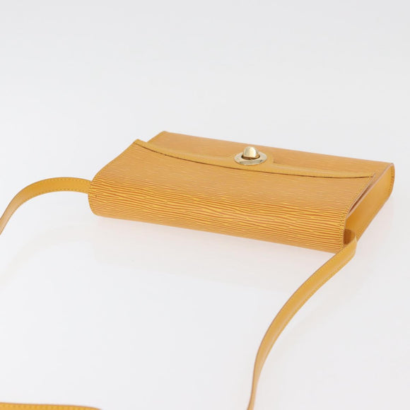 LOUIS VUITTON Epi Arsch Shoulder Bag Yellow M52579 LV Auth ep14194A