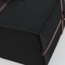 Christian Dior Vanity Pouch Nylon Black Silver Auth ep14195-14