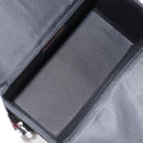 Christian Dior Vanity Pouch Nylon Black Silver Auth ep14195-10