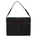 Christian Dior Vanity Pouch Nylon Black Silver Auth ep14195-2