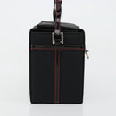 Christian Dior Vanity Pouch Nylon Black Silver Auth ep14195-4