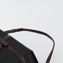Christian Dior Vanity Pouch Nylon Black Silver Auth ep14195-8