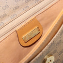 GUCCI Micro GG Supreme Shoulder Bag PVC Beige Gold 004 104 0024 Auth ep14198-14