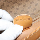 GUCCI Micro GG Supreme Shoulder Bag PVC Beige Gold 004 104 0024 Auth ep14198-21