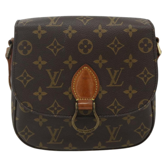 LOUIS VUITTON Monogram Saint Cloud MM Shoulder Bag M51243 LV Auth ep14201