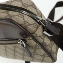 GUCCI GG Supreme Shoulder Bag PVC Beige Silver 114291 Auth ep14204-9