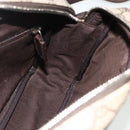 GUCCI GG Supreme Shoulder Bag PVC Beige Silver 114291 Auth ep14204-20