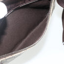 GUCCI GG Supreme Shoulder Bag PVC Beige Silver 114291 Auth ep14204-23