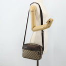 GUCCI GG Supreme Shoulder Bag PVC Beige Silver 114291 Auth ep14204-24