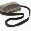 GUCCI GG Supreme Shoulder Bag PVC Beige Silver 114291 Auth ep14204-7