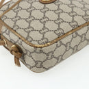 GUCCI GG Plus Supreme Shoulder Bag PVC Beige Gold 201447 Auth ep14205-9