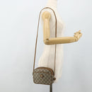 GUCCI GG Plus Supreme Shoulder Bag PVC Beige Gold 201447 Auth ep14205-20