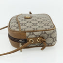 GUCCI GG Plus Supreme Shoulder Bag PVC Beige Gold 201447 Auth ep14205-3