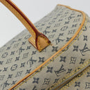LOUIS VUITTON Monogram Mini Marie Hand Bag Blue M92003 LV Auth ep14206-9