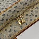 LOUIS VUITTON Monogram Mini Marie Hand Bag Blue M92003 LV Auth ep14206-18