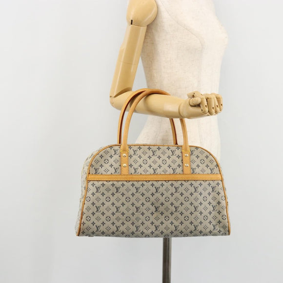 LOUIS VUITTON Monogram Mini Marie Hand Bag Blue M92003 LV Auth ep14206