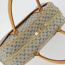 LOUIS VUITTON Monogram Mini Marie Hand Bag Blue M92003 LV Auth ep14206-6