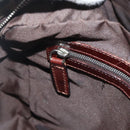 FENDI Zucca Canvas Shoulder Bag Black Brown Auth ep14209A-21