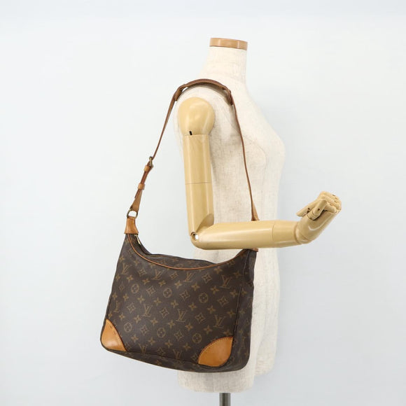 LOUIS VUITTON Monogram Boulogne 30 Shoulder Bag M51265 LV Auth ep14210