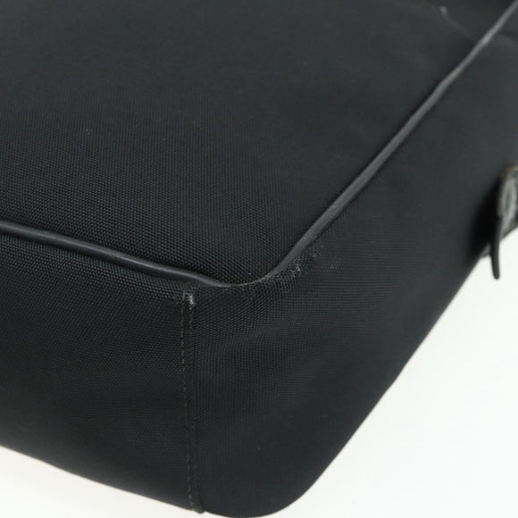 GUCCI Shoulder Bag Nylon Black Silver 018 1612 Auth ep14214
