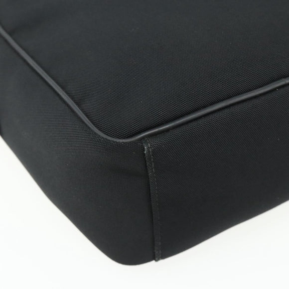 GUCCI Shoulder Bag Nylon Black Silver 018 1612 Auth ep14214