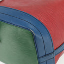 LOUIS VUITTON Epi Noe Shoulder Bag Tricolor Red Blue M44084 LV Auth ep14220-15