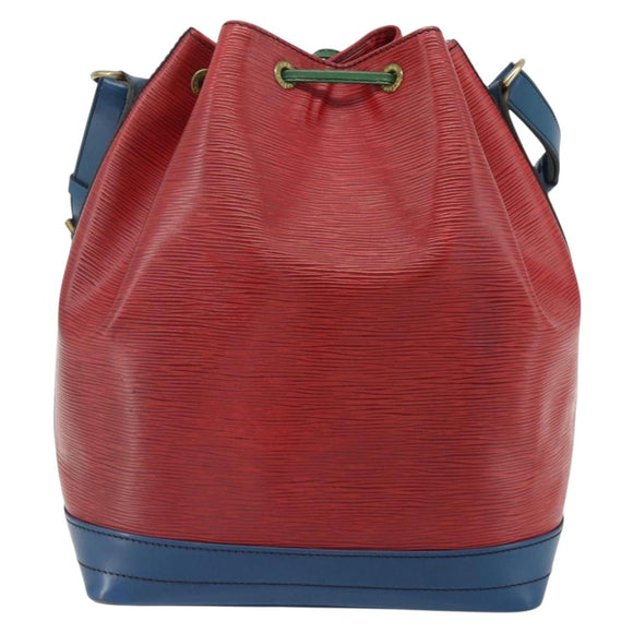 LOUIS VUITTON Epi Noe Shoulder Bag Tricolor Red Blue M44084 LV Auth ep14220