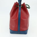LOUIS VUITTON Epi Noe Shoulder Bag Tricolor Red Blue M44084 LV Auth ep14220-3