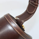 GUCCI Schoudertas Leer Bruin Goud Auth ep14223-9