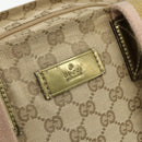 GUCCI GG Canvas Sherry Line Tote Bag Beige Gold 131230 Auth ep14230-14
