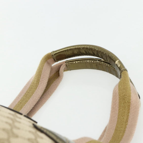 GUCCI GG Canvas Sherry Line Tote Bag Beige Gold 131230 Auth ep14230