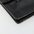 Christian Dior Hand Bag Leather Black Gold Auth ep14233-14
