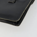 Christian Dior Hand Bag Leather Black Gold Auth ep14233-15