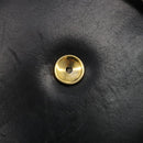 Christian Dior Hand Bag Leather Black Gold Auth ep14233-18